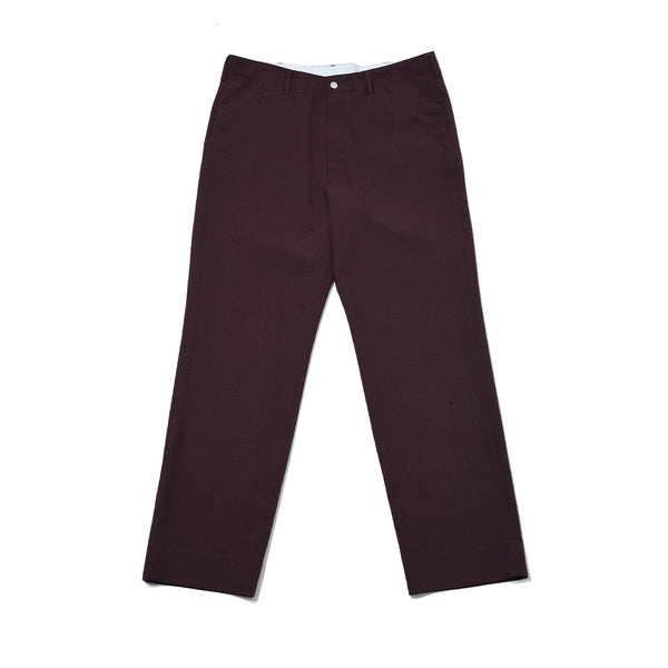 WIDE L-POCKET TROUSERS RED