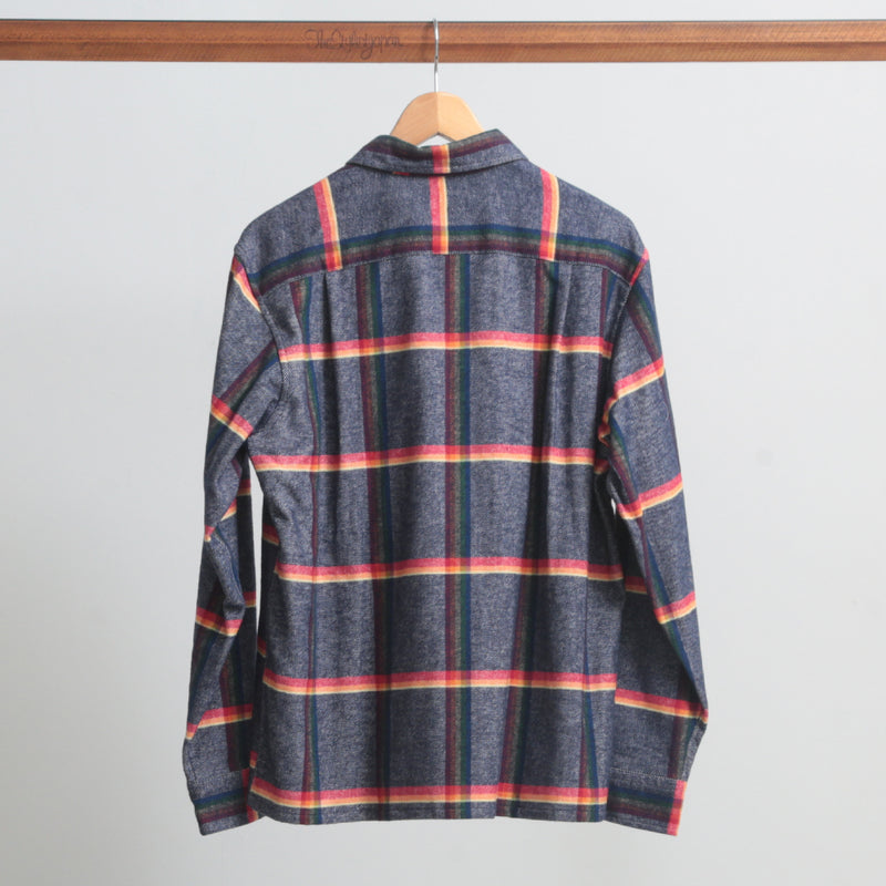 OPEN COLLAR HEAVY WEIGHT CHECK SHIRTS